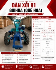 Máy kéo cầm tay  GL91 hiệu GUIHUA (Dàn số 91)