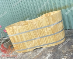 Bồn Tắm Gỗ Bầu Dục