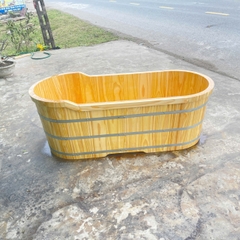 Bồn Ngâm Người Bằng Gỗ