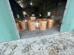 Bồn Tắm Gỗ Pơ Mu Cao 90cm