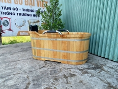 Bồn Tắm Gỗ Pơ Mu Dài 1m5