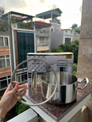 Nồi inox nắp kính Kailer size 20cm, KL-N20