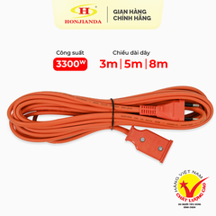 Phích nối dài Honjianda 10~13A/220V, chất liệu nhựa ABS