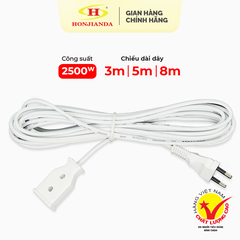 Phích nối dài Honjianda 10~13A/220V, chất liệu nhựa ABS
