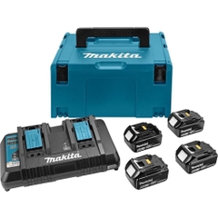 Bộ pin sạc Makita MKP3PT184 (BL1850Bx4 + DC18RD) 197626-8