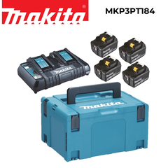 Bộ pin sạc Makita MKP3PT184 (BL1850Bx4 + DC18RD) 197626-8