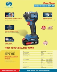 Máy bắt vít pin Dongcheng DCPL208 (20V - 208 N.m )