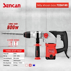 Máy khoan búa Sencan 722618S (26mm)