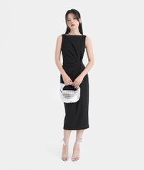 ĐẦM SÁT NÁCH XOẮN EO FORM BÚT CHÌ