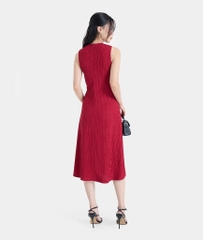 ĐẦM MIDI THUN DỆT KIM XOẮN