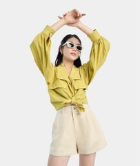 QUẦN SHORT DIỄU CHỈ TRẮNG