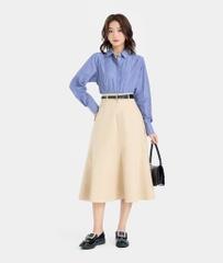 VÁY MIDI DIỄU CHỈ NỔI