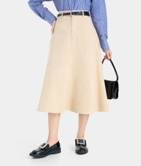 VÁY MIDI DIỄU CHỈ NỔI