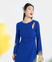 ĐẦM THUN TAY LOE CUT OUT