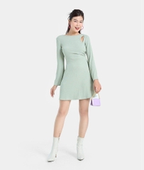 ĐẦM THUN TAY LOE CUT OUT