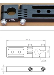 Fixed bracket MFI fixture DAL - DL-A214