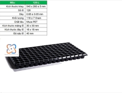 Khay ươm cây 128    LỖ