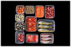 Khay nhựa đựng thực phẩm đông lạnh L1