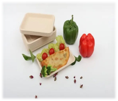 Khay có nắp bột tre K3