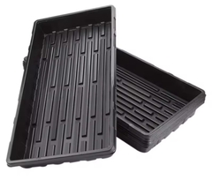 Khay gieo hạt bằng nhựa dày 645 x 280mm màu đen
