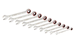 Bộ chìa vặn có bánh cóc 10 chi tiết - Bộ cờ lê đa năng