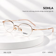GỌNG KÍNH CẬN, HIỆU SOHLA, MÃ: HA62014