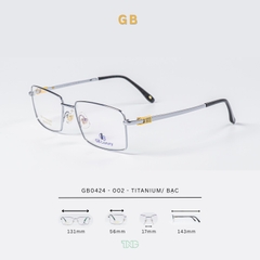 GỌNG KÍNH, HIỆU: GB LUXURY, MÃ: GB0424-002