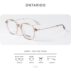 GỌNG KÍNH CẬN, HIỆU ONTARIDO, MÃ: HB820