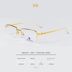GỌNG KÍNH, HIỆU: GB LUXURY, MÃ: GB0424-009