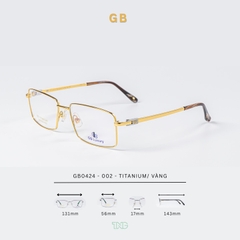GỌNG KÍNH, HIỆU: GB LUXURY, MÃ: GB0424-002