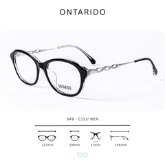 GỌNG KÍNH CẬN, HIỆU ONTARIDO, MÃ: 549