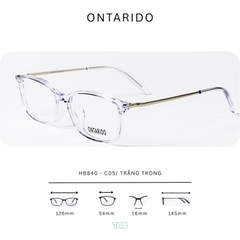 GỌNG KÍNH CẬN, HIỆU ONTARIDO, MÃ: HB840