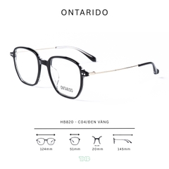 GỌNG KÍNH CẬN, HIỆU ONTARIDO, MÃ: HB820