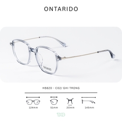 GỌNG KÍNH CẬN, HIỆU ONTARIDO, MÃ: HB820