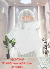 ÁO VẠT NGANG TAY NGẮN