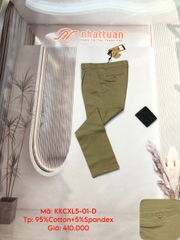 QUẦN KAKI NAM CHUẨN XẾP LY