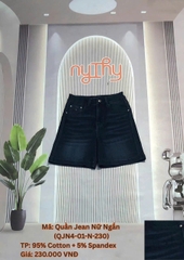 QUẦN JEAN NỮ NGẮN