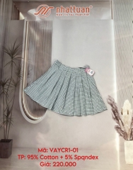 Váy nữ caro trắng đen