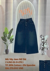 VÁY JEAN NỮ DÀI