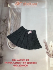 Váy nữ caro trắng đen