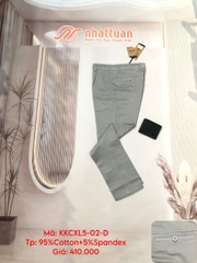 QUẦN KAKI NAM CHUẨN XẾP LY