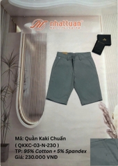 QUẦN KAKI CHUẨN NGẮN