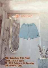 QUẦN KAKI TRẺ 1 NGẮN
