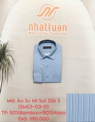 ÁO SƠ MI SỌC TAY DÀI