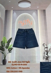 QUẦN JEAN NỮ NGẮN
