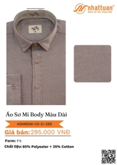 ÁO SƠ MI BODY MÀU DÀI