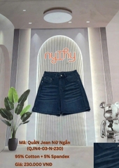 QUẦN JEAN NỮ NGẮN