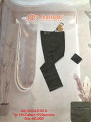 QUẦN KAKI NAM CHUẨN XẾP LY