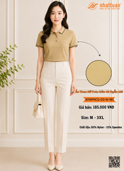 Áo Thun Nữ Polo Màu CS Ngắn 185.