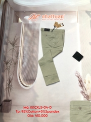 QUẦN KAKI NAM CHUẨN XẾP LY